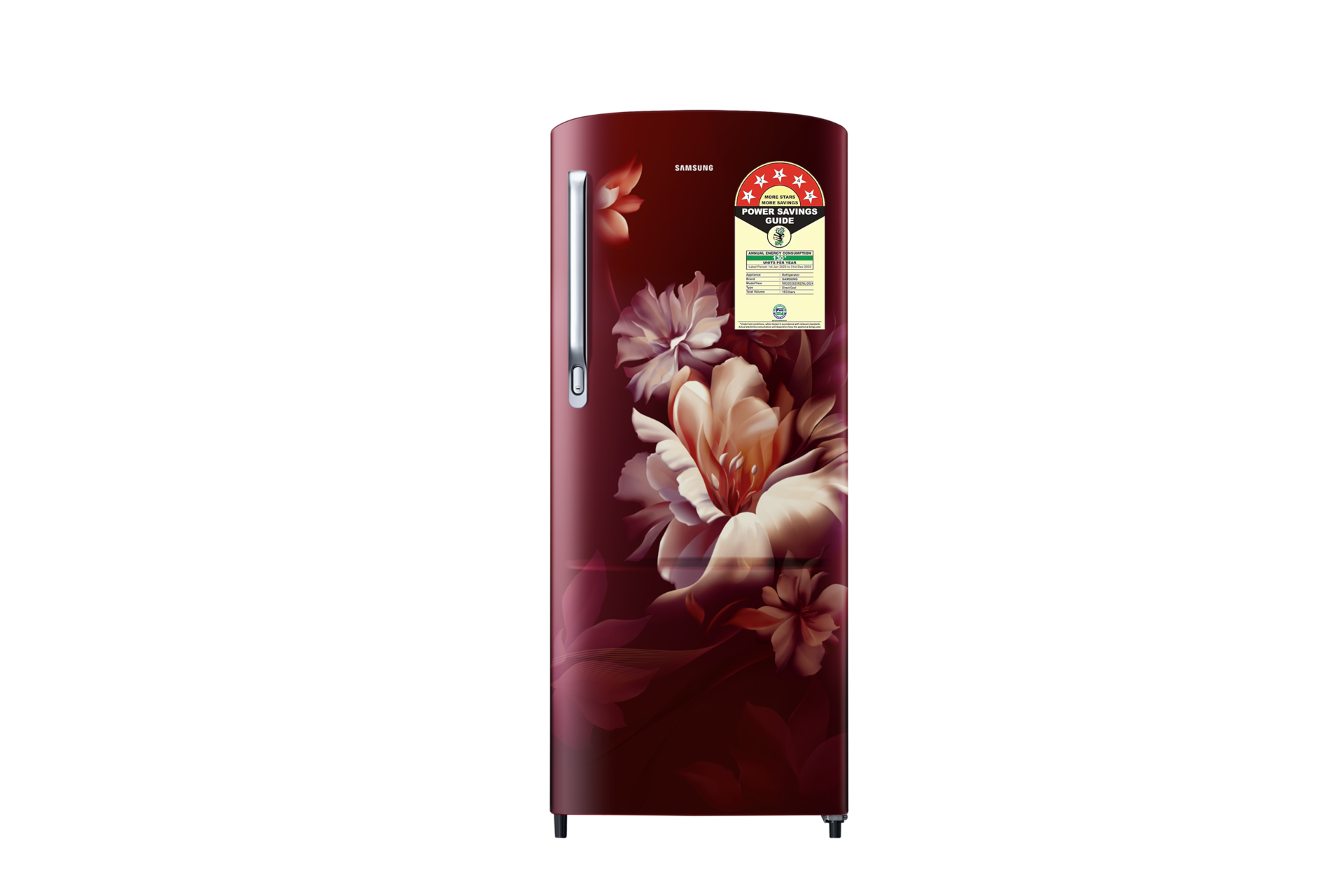 183 L Stylish Grandé Design Single Door Refrigerator RR20D2825RZ Burgundy Red