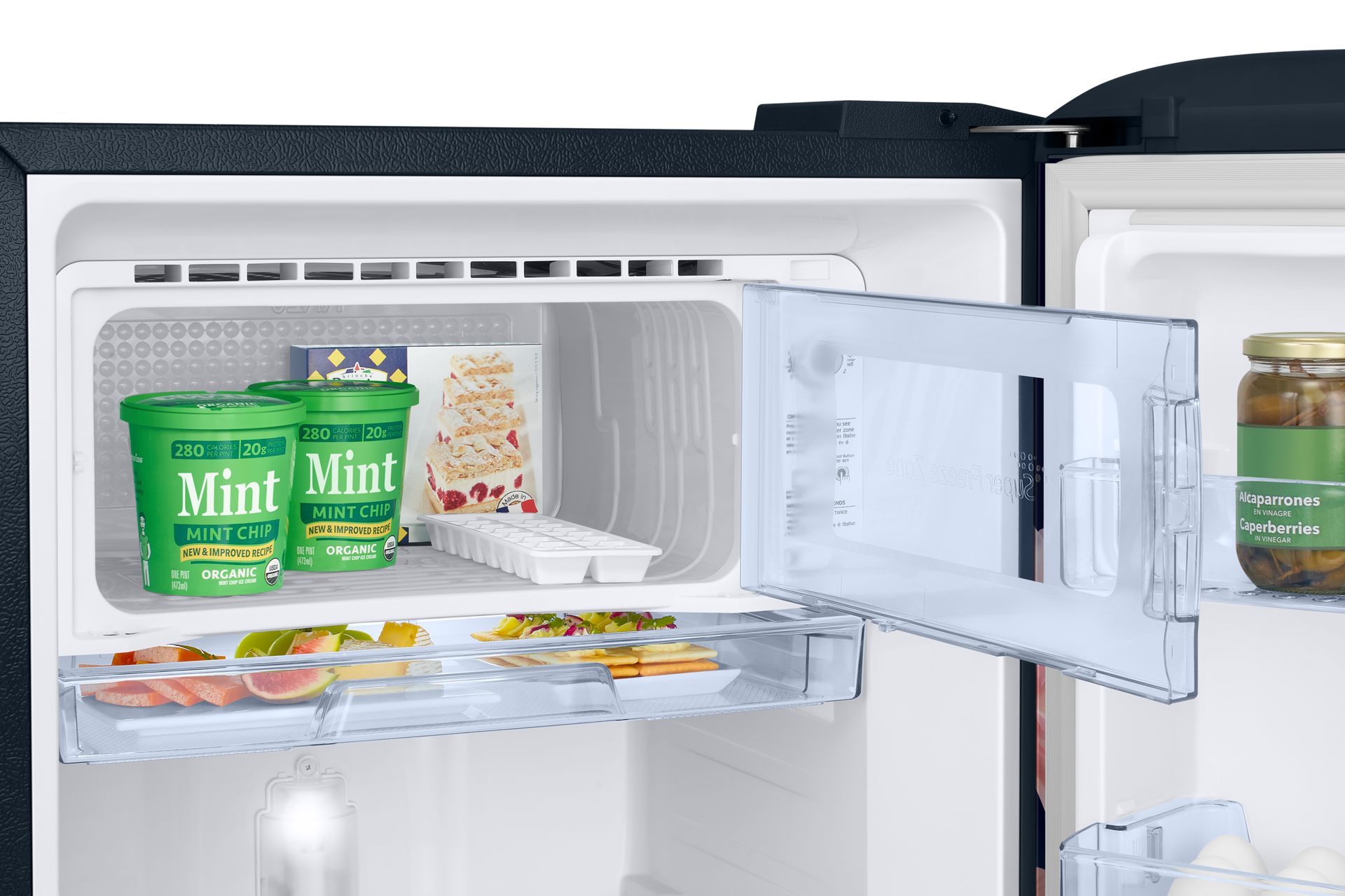 RR21H2G25BB, Single Door Refrigerator with Horizontal Curve Design 189 L Begonia Blue