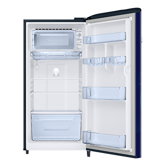 RR21H2G25BB, Single Door Refrigerator with Horizontal Curve Design 189 L Begonia Blue