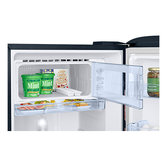 RR21H2G25BB, Single Door Refrigerator with Horizontal Curve Design 189 L Begonia Blue