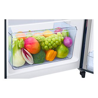 RR21H2G25BB, Single Door Refrigerator with Horizontal Curve Design 189 L Begonia Blue