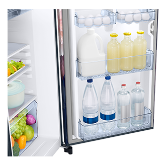 RR21H2G25BB, Single Door Refrigerator with Horizontal Curve Design 189 L Begonia Blue