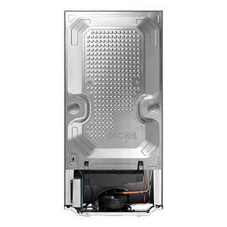 RR21H2G25S8, Single Door Refrigerator with Horizontal Curve Design 189 L Back Metallic Silver 