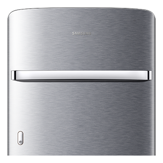 RR21H2G25S8, Single Door Refrigerator with Horizontal Curve Design 189 L Detail1-Handle Metallic Silver 
