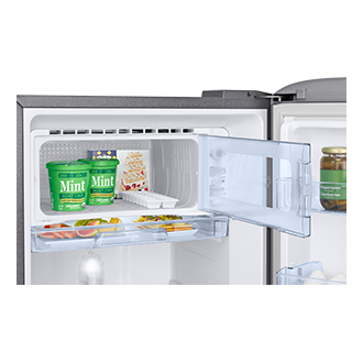 RR21H2G25S8, Single Door Refrigerator with Horizontal Curve Design 189 L Detail2-Freeze Metallic Silver 