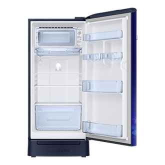 RR21H2H24 1Door Refrigerators with Digi-Touch Cool™ RR21/RR23 Front-Open-Without-Food Blue 