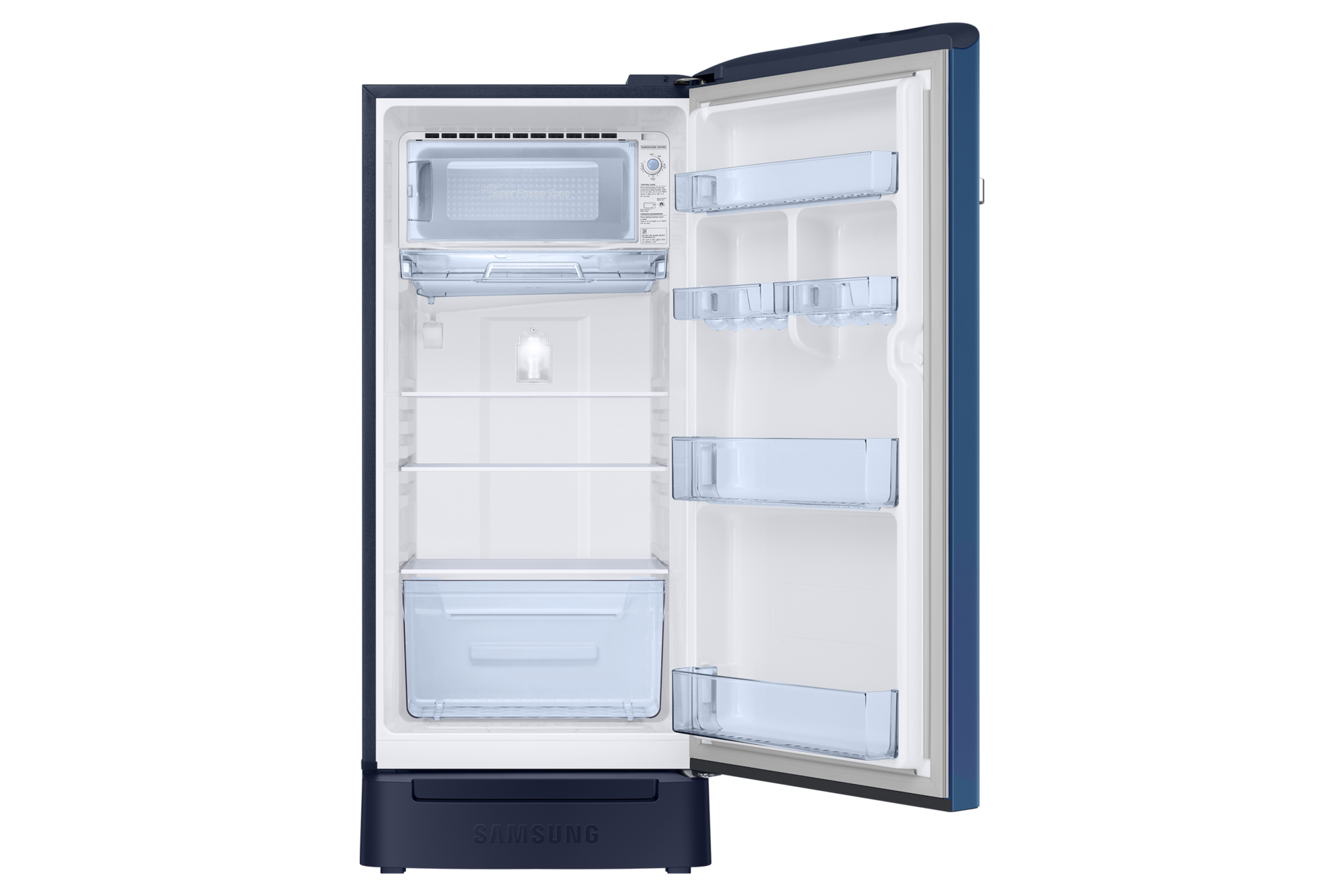 RR21H2H25 RR2000TH 1Door Refrigerators with Digi-Touch Cool™ RR21/RR23 Front-Open-Without-Food Blue 