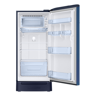 RR21H2H25 RR2000TH 1Door Refrigerators with Digi-Touch Cool™ RR21/RR23 Front-Open-Without-Food Blue 