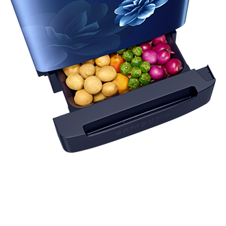 RR21H2H25 RR2000TH 1Door Refrigerators with Digi-Touch Cool™ RR21/RR23 Detail1-Base-Stand-Drawer Blue 