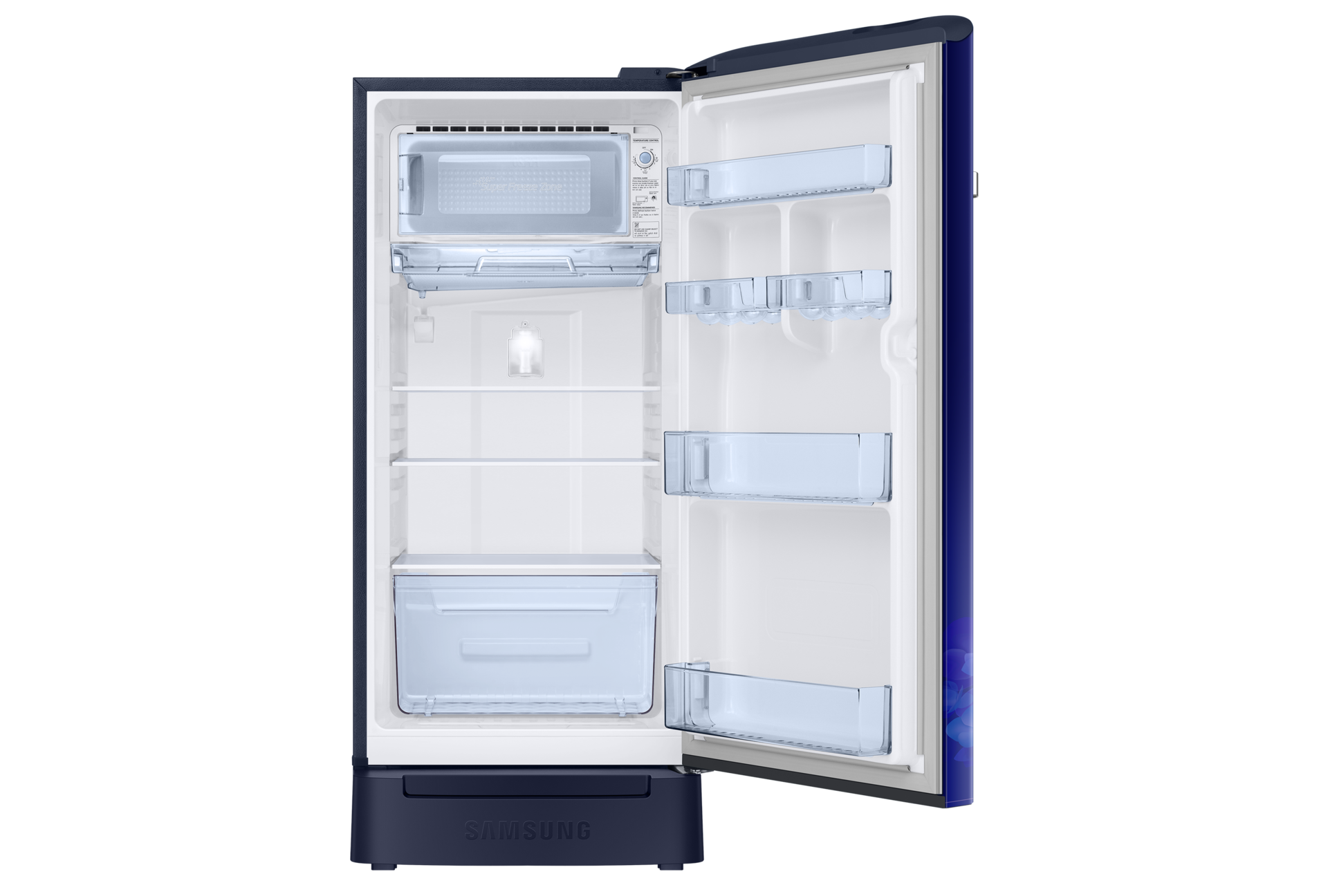 RR21H2H25 RR2000TH 1Door Refrigerators with Digi-Touch Cool™ RR21/RR23 Front-Open-Without-Food Blue 