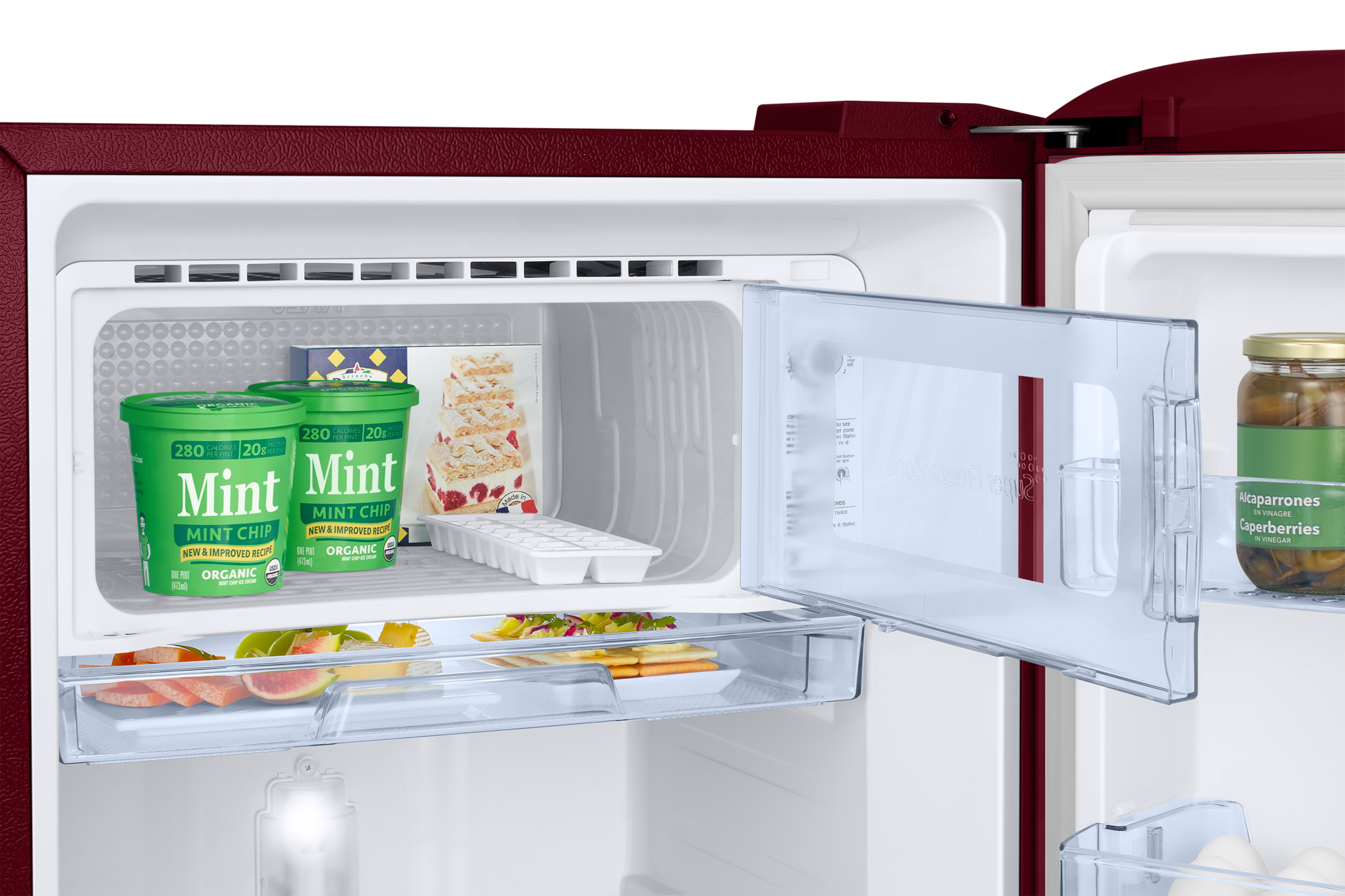 RR21H2H25 RR2000TH 1Door Refrigerators with Digi-Touch Cool™ RR21/RR23 Detail3-Freeze Red 