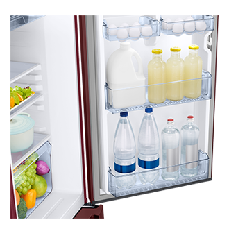 RR21H2H25 RR2000TH 1Door Refrigerators with Digi-Touch Cool™ RR21/RR23 Detail6-Door-Bin Red 