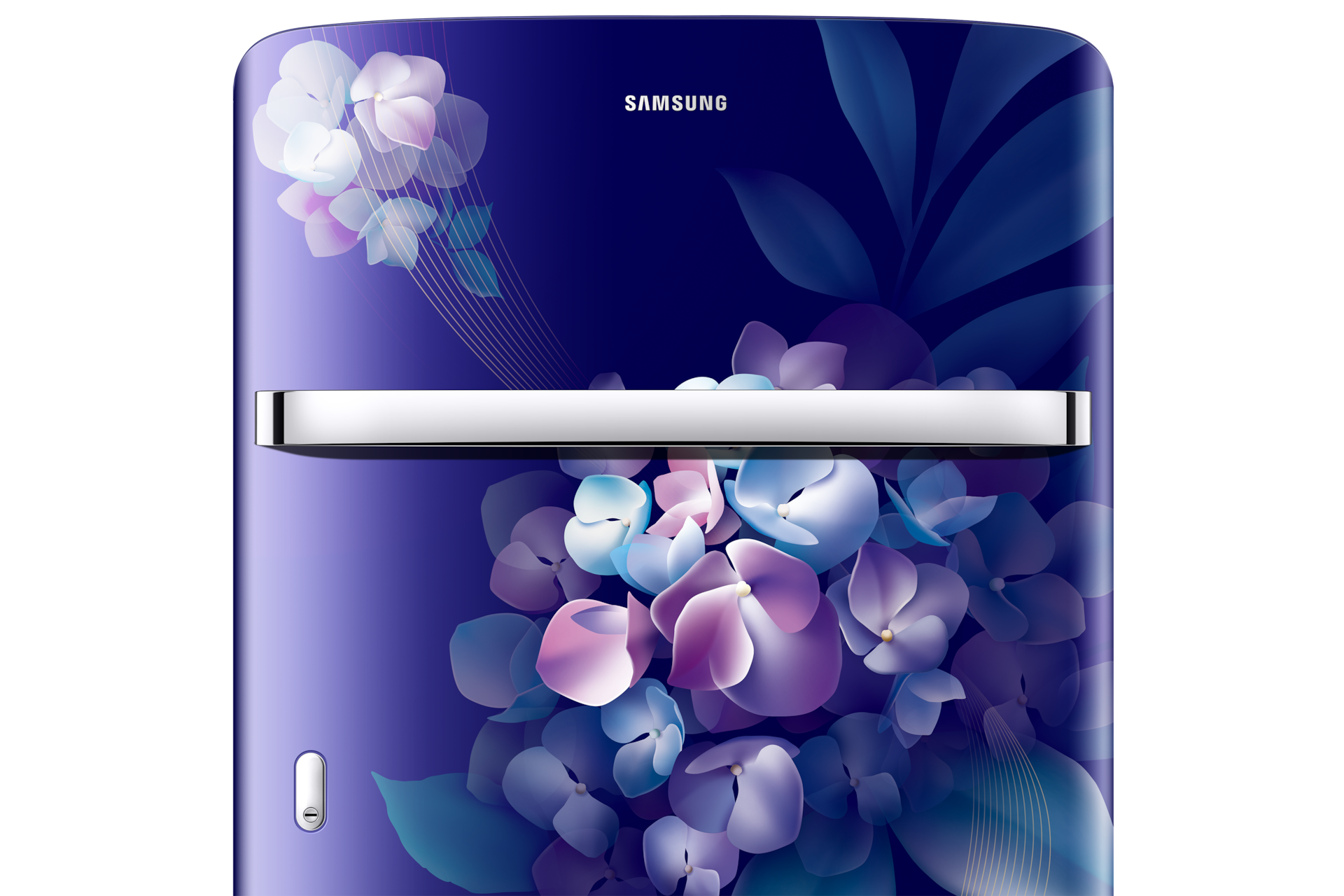 RR23H2H34HS, Single Door Refrigerator with Horizontal Curve Design 215 L Hydrangea Blue