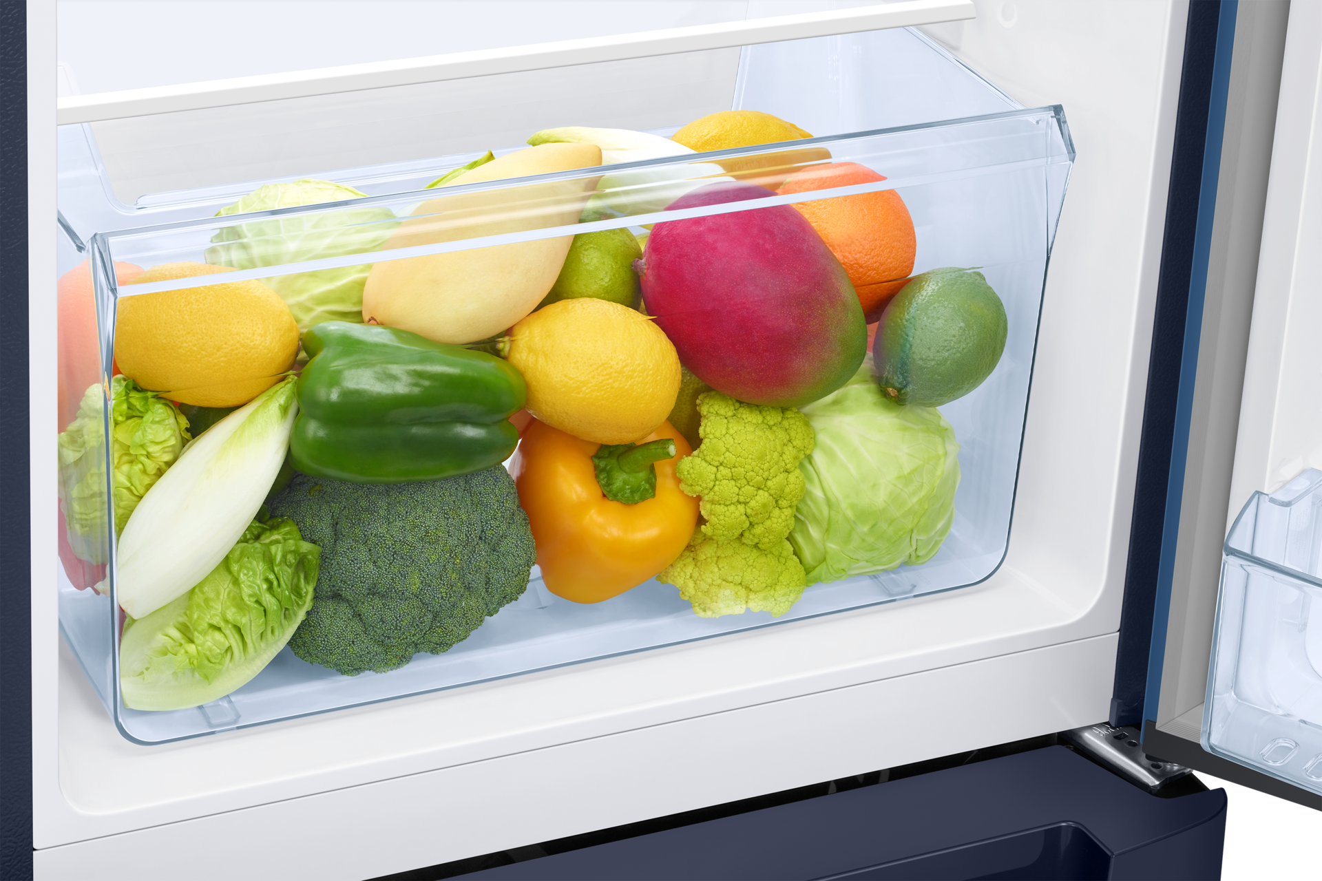 RR23H2H34HS, Single Door Refrigerator with Horizontal Curve Design 215 L Hydrangea Blue