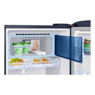 RR23H2H34HS, Single Door Refrigerator with Horizontal Curve Design 215 L Hydrangea Blue