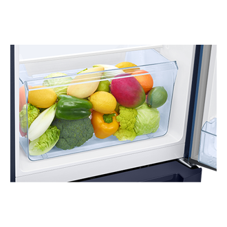 RR23H2H34HS, Single Door Refrigerator with Horizontal Curve Design 215 L Hydrangea Blue