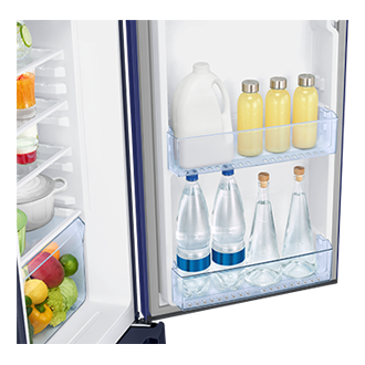 RR23H2H34HS, Single Door Refrigerator with Horizontal Curve Design 215 L Hydrangea Blue