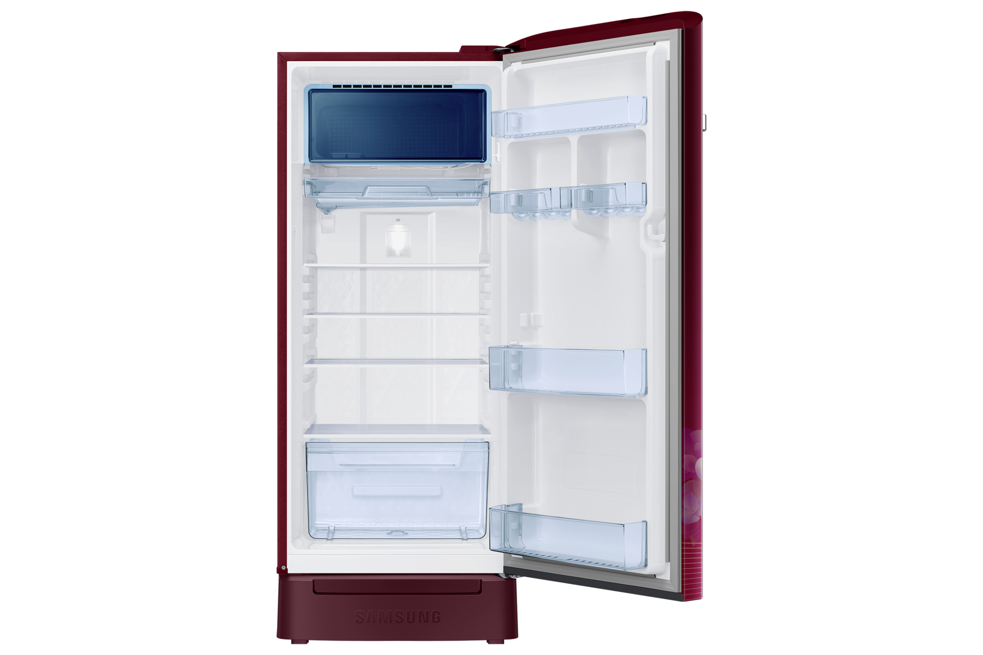 RR23H2H34HT, Single Door Refrigerator with Horizontal Curve Design 215 L Hydrangea Plum
