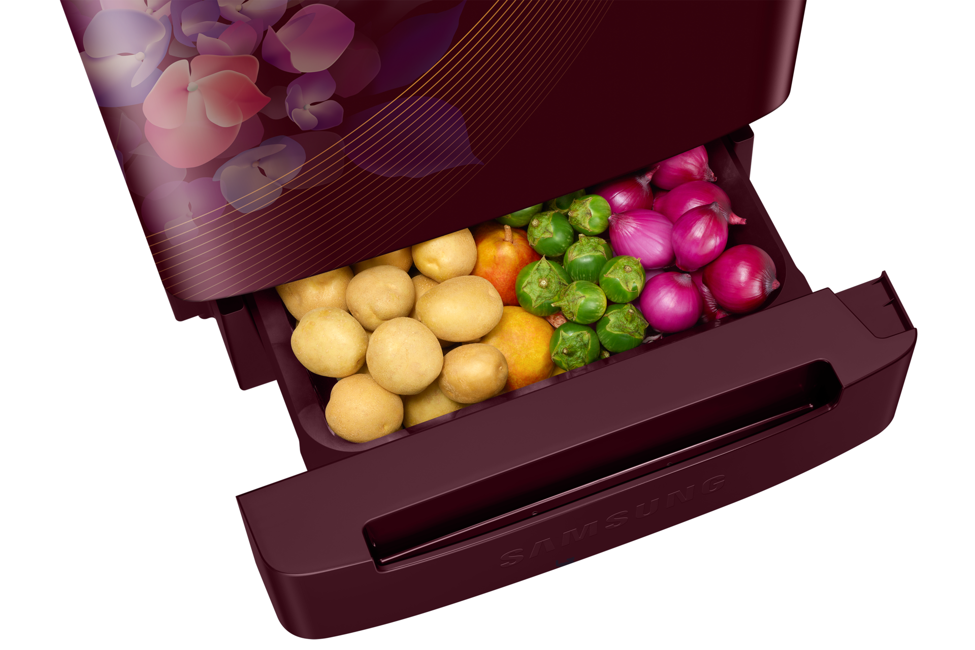 RR23H2H34HT, Single Door Refrigerator with Horizontal Curve Design 215 L Hydrangea Plum