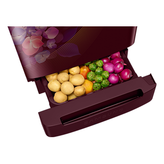 RR23H2H34HT, Single Door Refrigerator with Horizontal Curve Design 215 L Hydrangea Plum