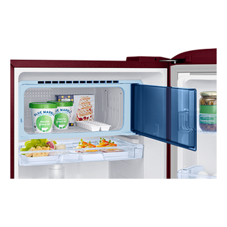 RR23H2H34HT, Single Door Refrigerator with Horizontal Curve Design 215 L Hydrangea Plum