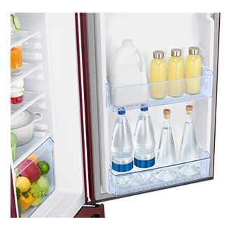 RR23H2H34HT, Single Door Refrigerator with Horizontal Curve Design 215 L Hydrangea Plum