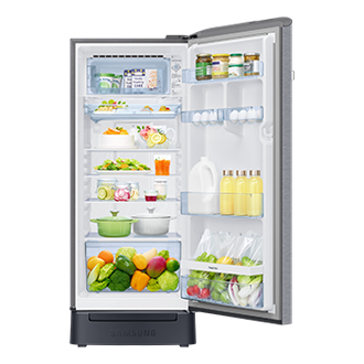 RR23H2H34 RR2000TH 1Door Refrigerators with Digi-Touch Cool™ RR21/RR23 Front-Open-With-Food Silver 