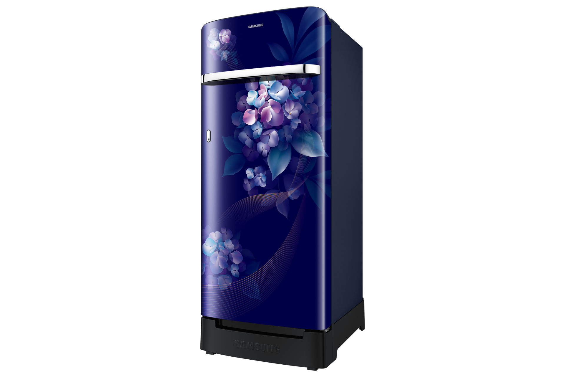 RR23H2H35HS, Single Door Refrigerator with Horizontal Curve Design 215 L Hydrangea Blue