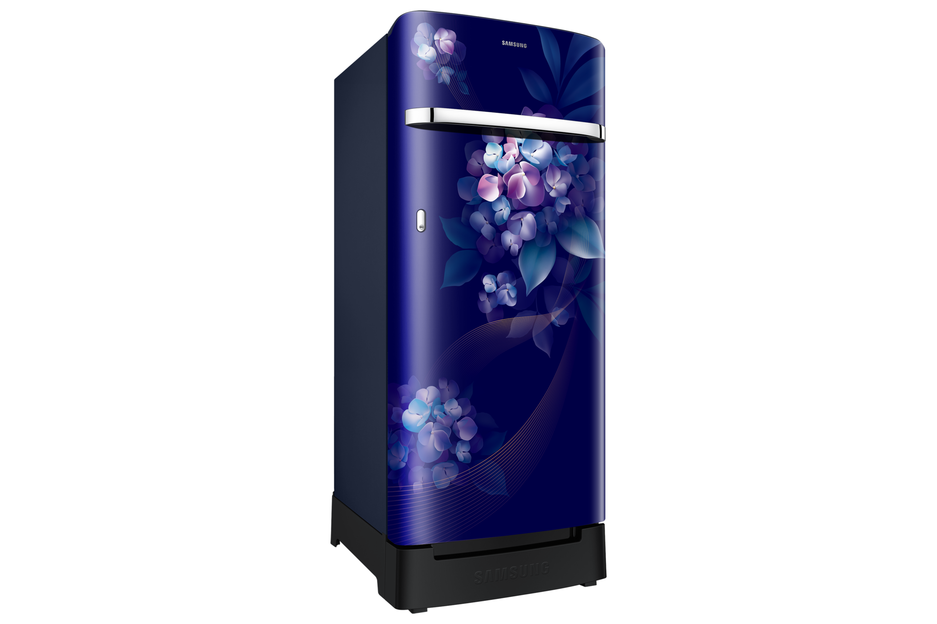 RR23H2H35HS, Single Door Refrigerator with Horizontal Curve Design 215 L Hydrangea Blue