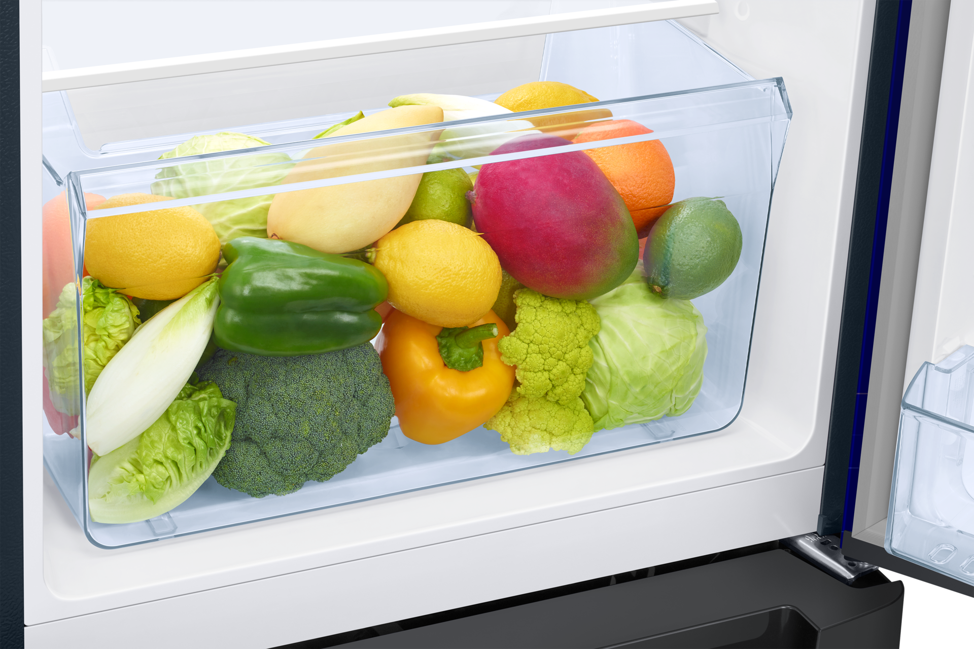 RR23H2H35HS, Single Door Refrigerator with Horizontal Curve Design 215 L Hydrangea Blue