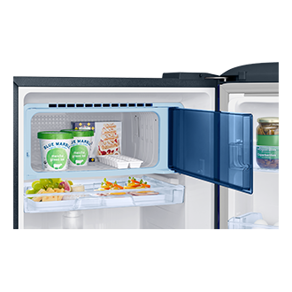 RR23H2H35HS, Single Door Refrigerator with Horizontal Curve Design 215 L Hydrangea Blue