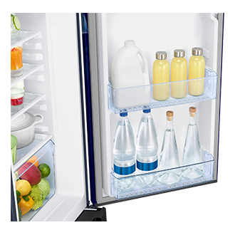 RR23H2H35HS, Single Door Refrigerator with Horizontal Curve Design 215 L Hydrangea Blue