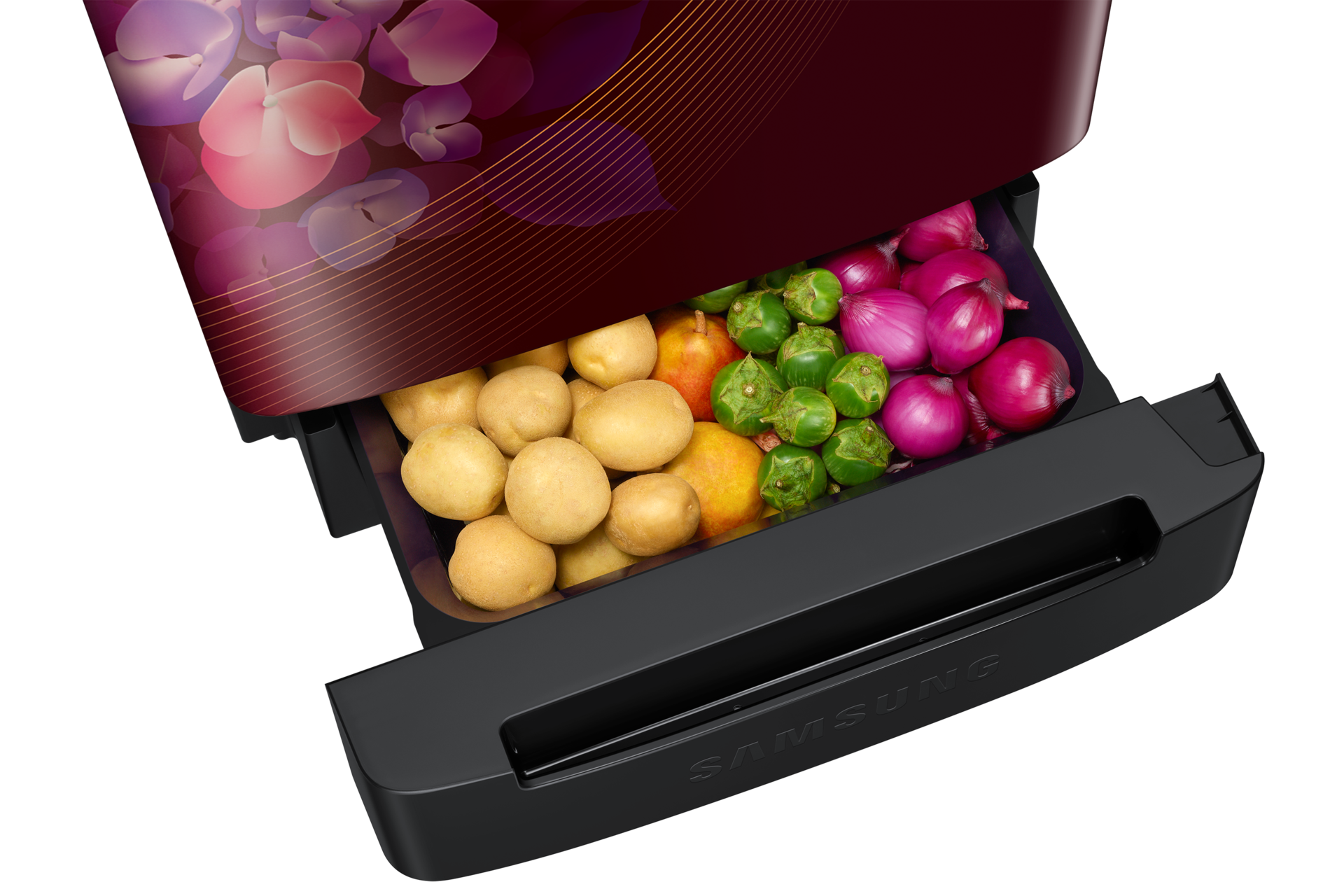 RR23H2H35HT, Single Door Refrigerator with Horizontal Curve Design 215 L Hydrangea Plum