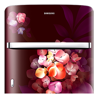 RR23H2H35HT, Single Door Refrigerator with Horizontal Curve Design 215 L Hydrangea Plum