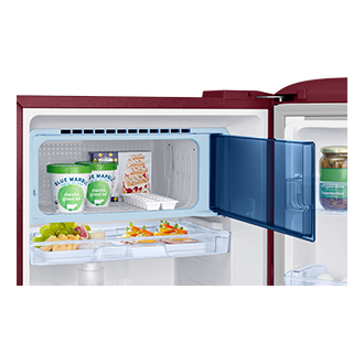 RR23H2H35HT, Single Door Refrigerator with Horizontal Curve Design 215 L Hydrangea Plum