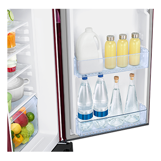 RR23H2H35HT, Single Door Refrigerator with Horizontal Curve Design 215 L Hydrangea Plum
