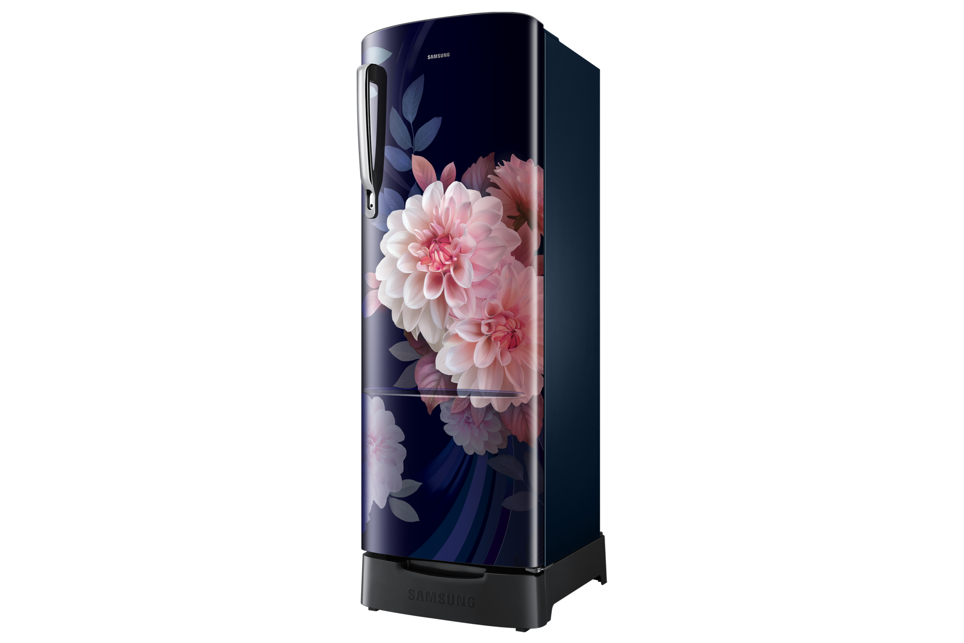 RR26H3832BB, Single Door Refrigerator with Stylish Grandé Design 246 L Begonia Blue