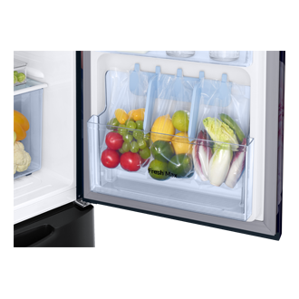 RR26H3832BB, Single Door Refrigerator with Stylish Grandé Design 246 L Begonia Blue