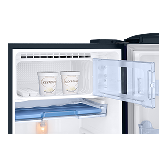 RR26H3832BB, Single Door Refrigerator with Stylish Grandé Design 246 L Begonia Blue