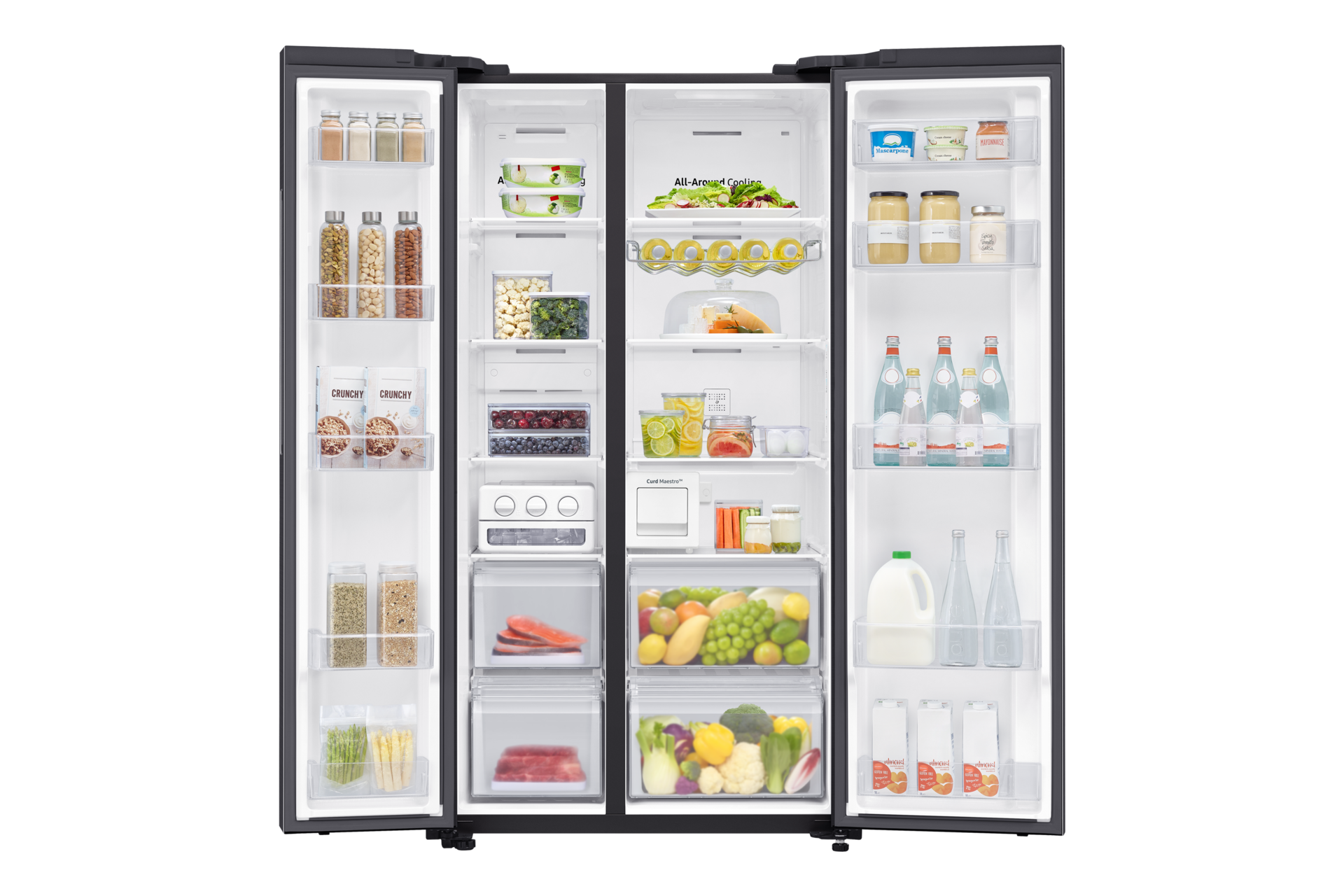 692l Side By Side Refrigerator Rs72a50k1b4 Samsung India