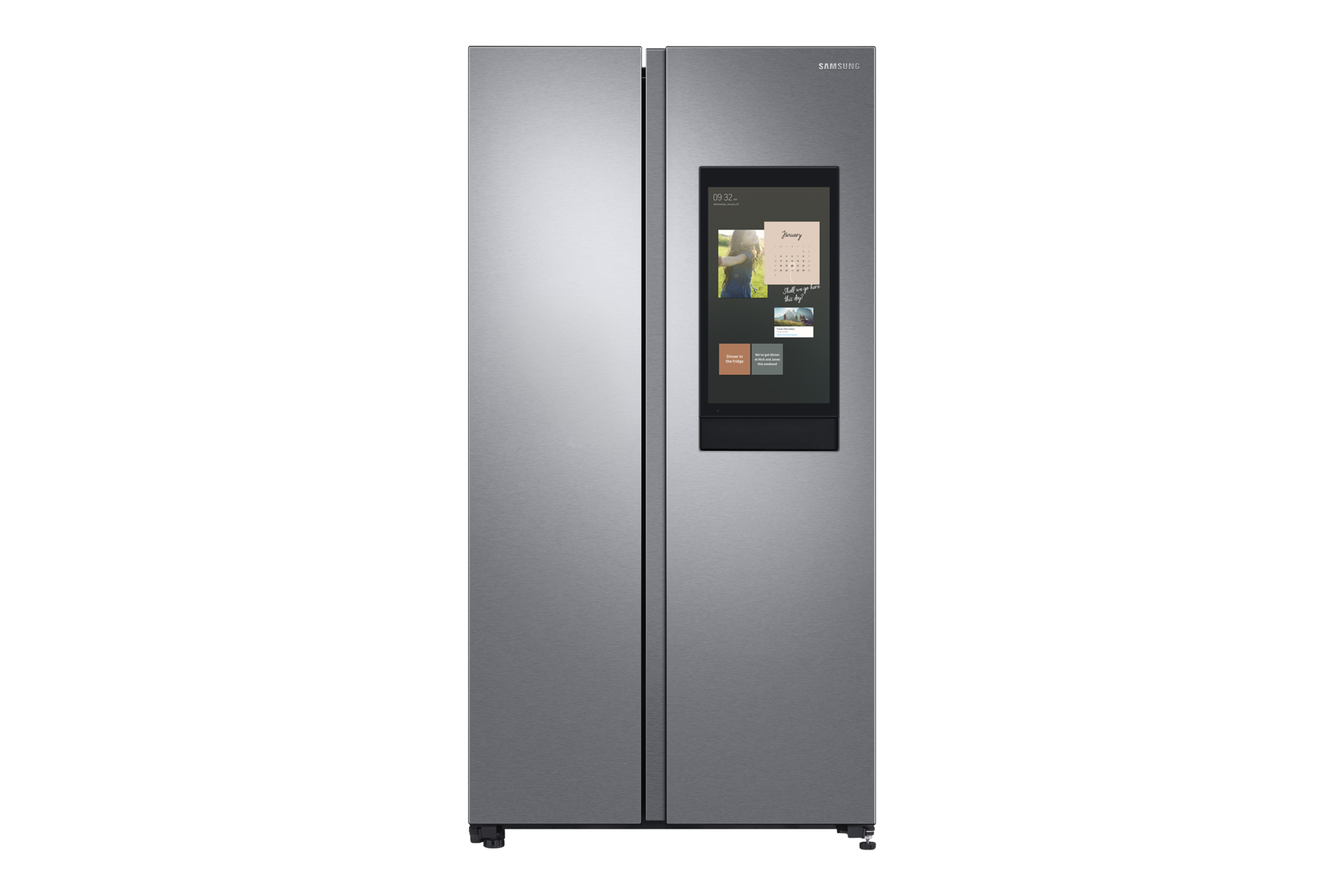 681L Spacemax Family Hub Side by side Refrigerator RS72A5F11SL