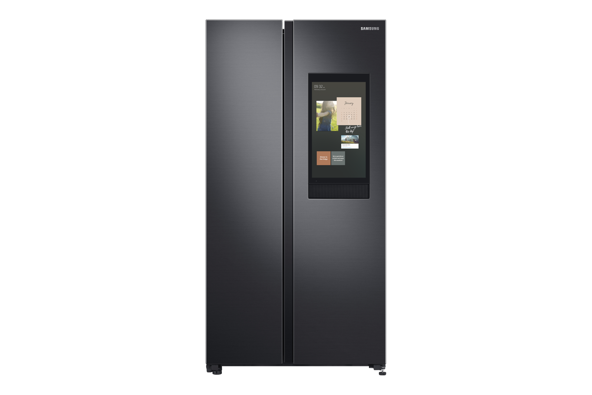 673l Side By Side Family Hub Fridge Rs72a5fc1b4 Samsung India