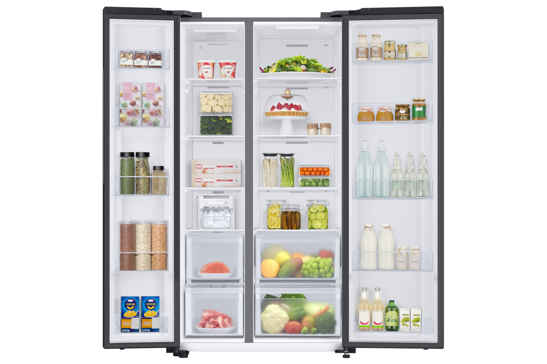 front-open-with-food Black