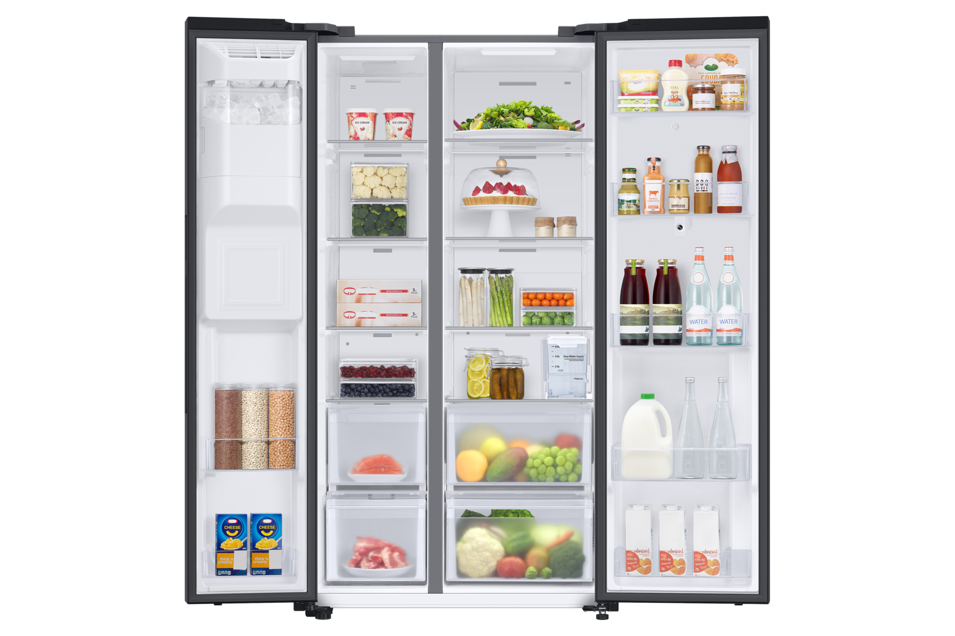 front-open-with-food Black