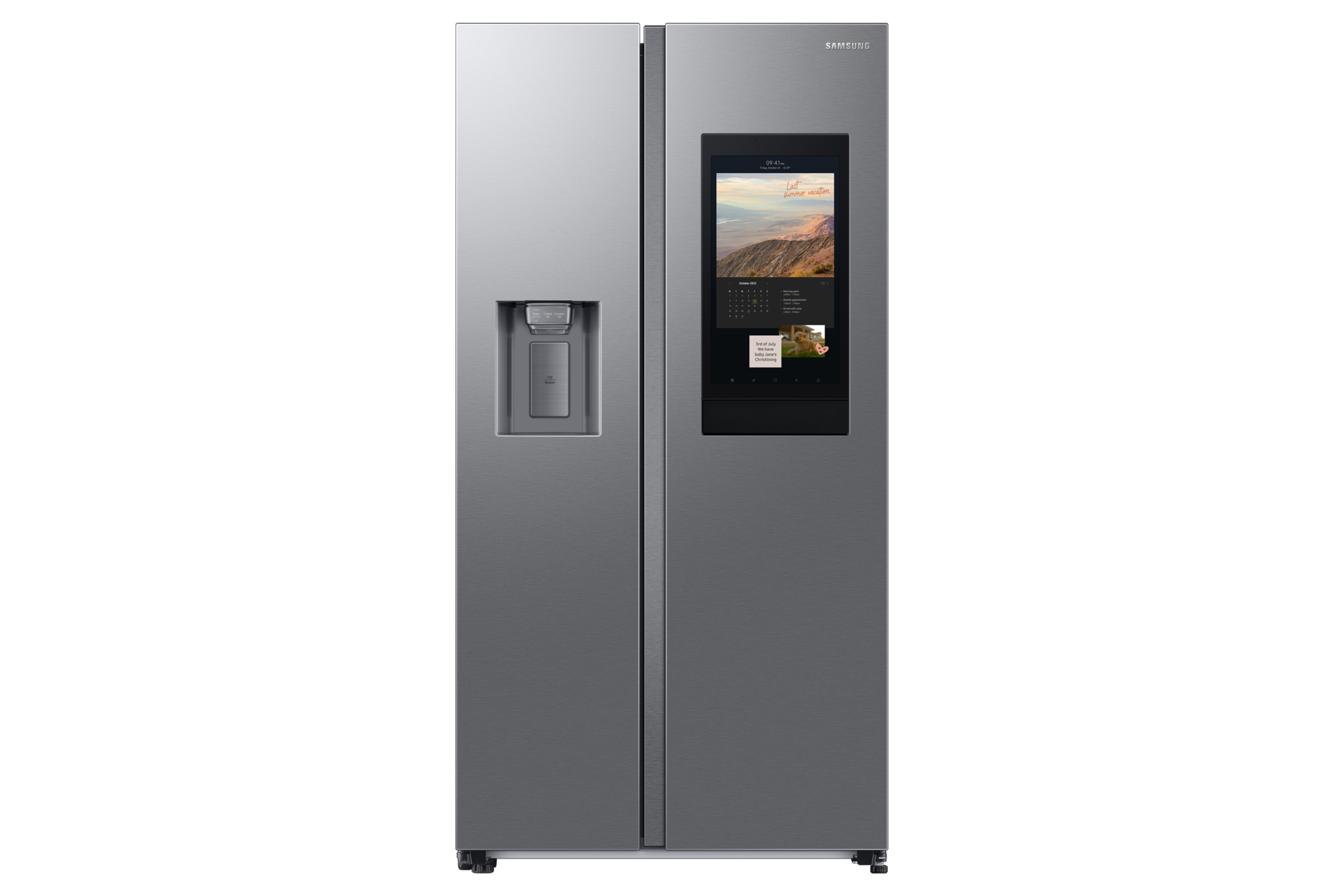 Side by side samsung fridge deals freezer