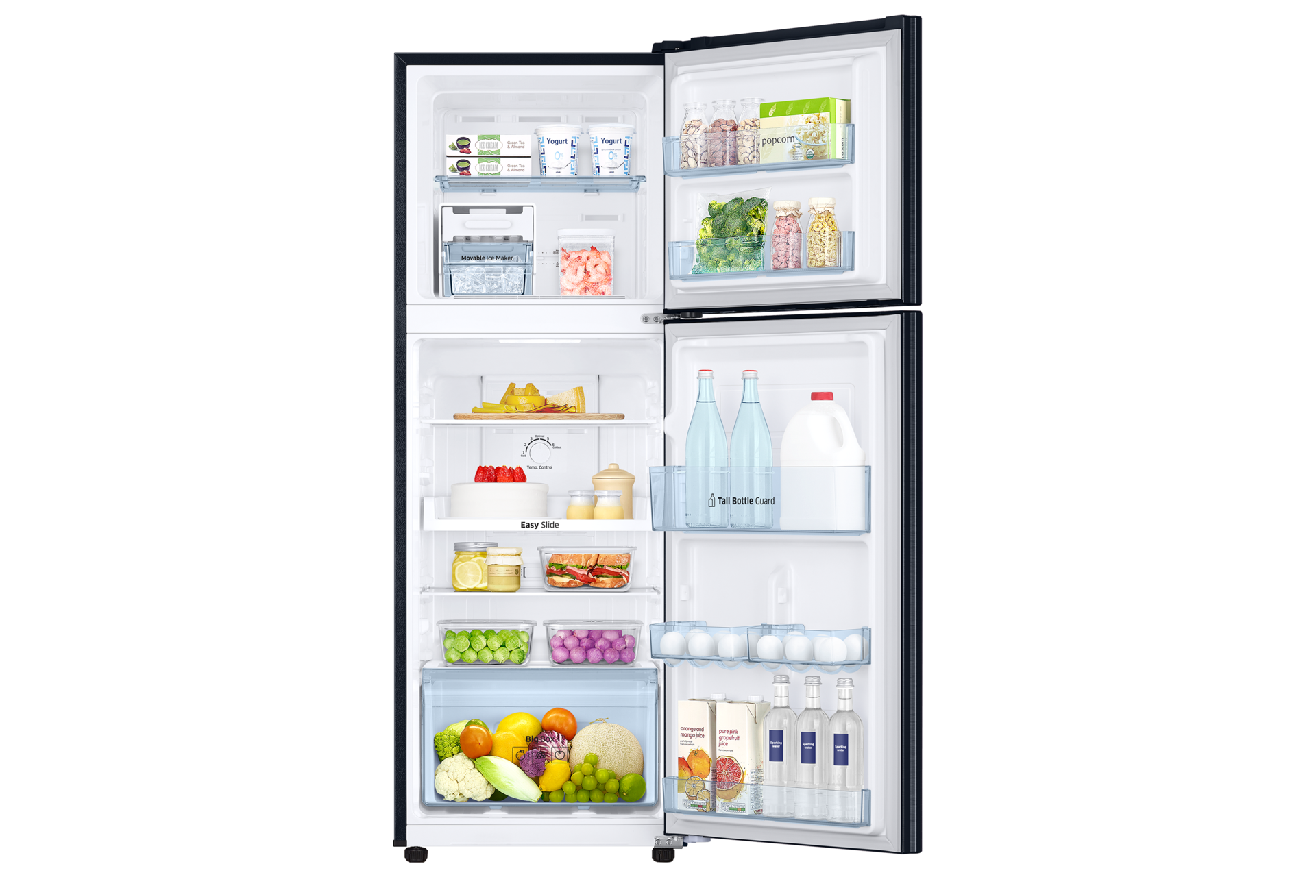 rt28c3022 RT3000TH Top Mount Freezer Refrigerators with Digital Inverter Compressor with 10 year warranty Front-Open-With-Food Blue 
