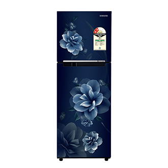 236 L Digital Inverter Technology Double Door Refrigerator RT28C3022CU Camellia Blue