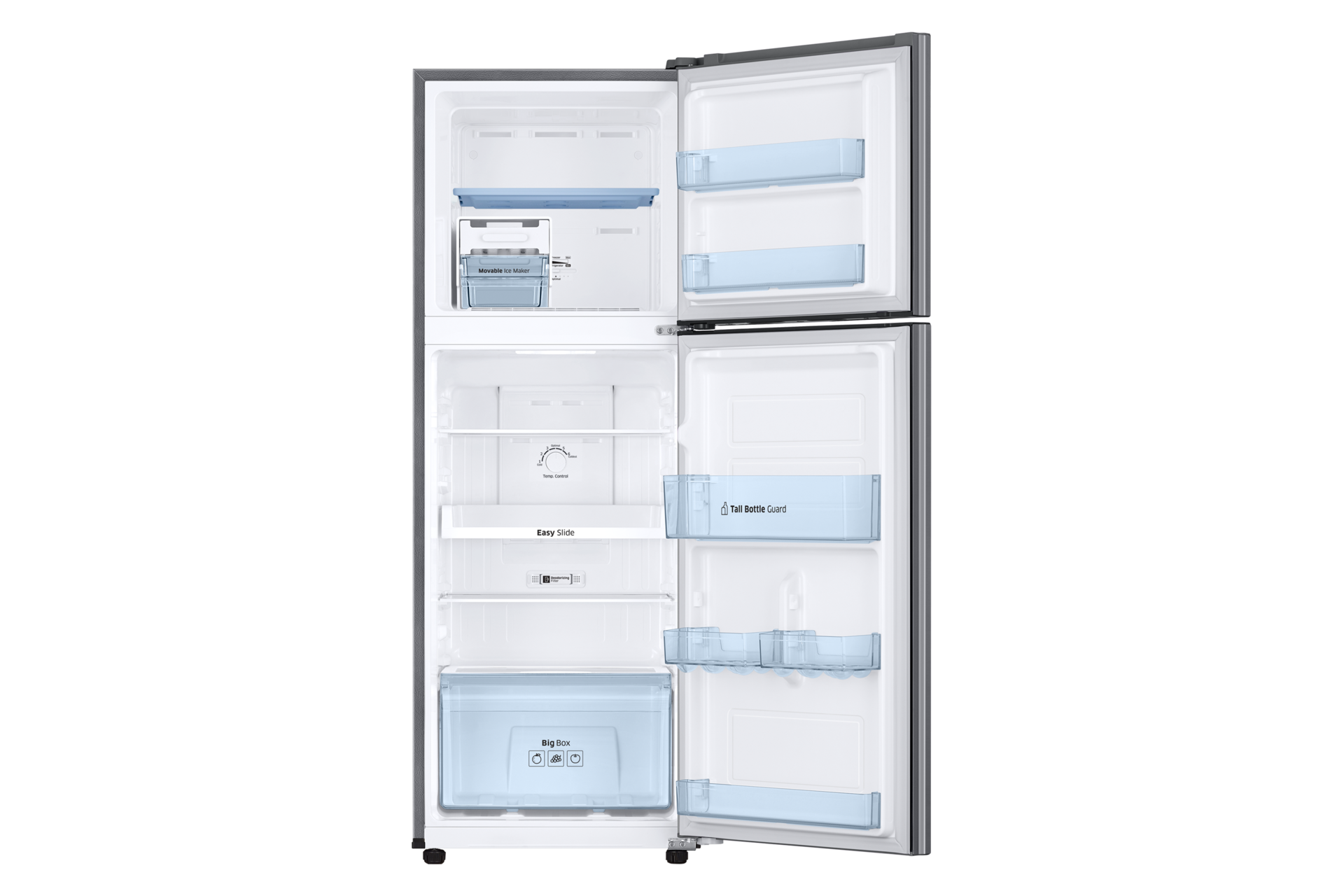 front-open Titanium Silver