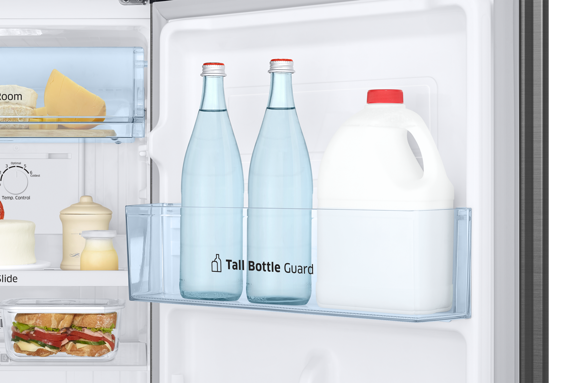 [Tóp M~óúñt~ Réfr~ígér~átór~ - Bótt~lé Sp~ácé Í~ñsíd~é Víé~w (Élé~gáñt~ Íñóx~)]