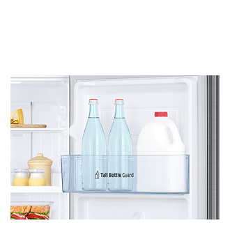 Top Mount Refrigerator - Bottle Space Inside View (Elegant Inox)